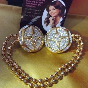 Paula Abdul Crystal Sweater Tie NWT